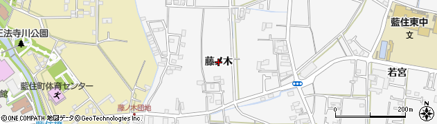 徳島県藍住町（板野郡）住吉（藤ノ木）周辺の地図