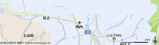 徳島県阿波市土成町高尾西内47周辺の地図