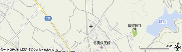香川県三豊市山本町大野907周辺の地図