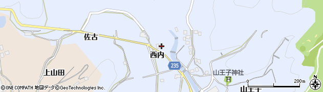 徳島県阿波市土成町高尾西内48周辺の地図