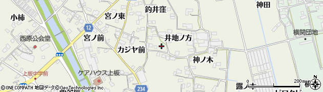 徳島県板野郡上板町神宅井地ノ方12周辺の地図