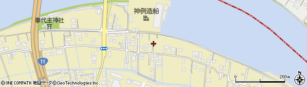 徳島県徳島市川内町加賀須野509周辺の地図