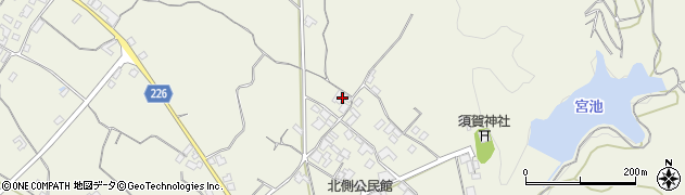 香川県三豊市山本町大野909周辺の地図