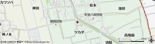 徳島県板野郡上板町西分ツカダ26周辺の地図