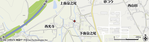 徳島県上板町（板野郡）引野（上歯朶之尾）周辺の地図