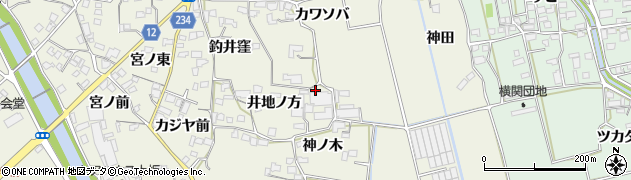 徳島県板野郡上板町神宅井地ノ方24周辺の地図