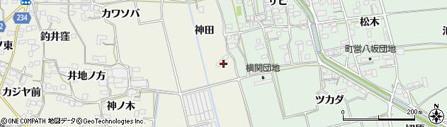 徳島県板野郡上板町神宅神田11周辺の地図
