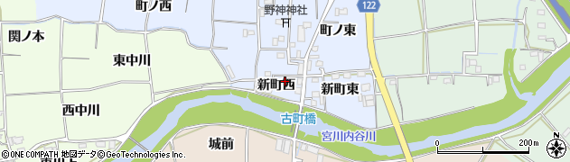 徳島県板野町（板野郡）古城（新町西）周辺の地図