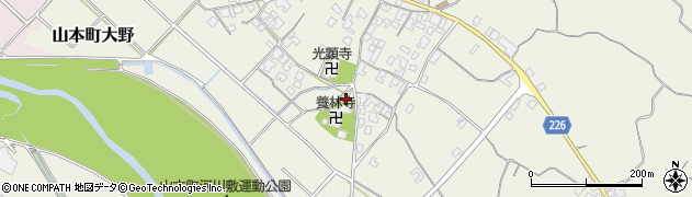 香川県三豊市山本町大野2519周辺の地図