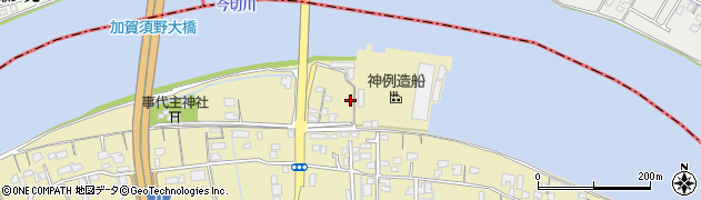 徳島県徳島市川内町加賀須野83周辺の地図