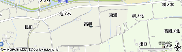 徳島県板野町（板野郡）矢武（高柳）周辺の地図