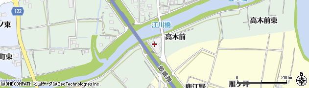 徳島県板野町（板野郡）大寺（高木前）周辺の地図