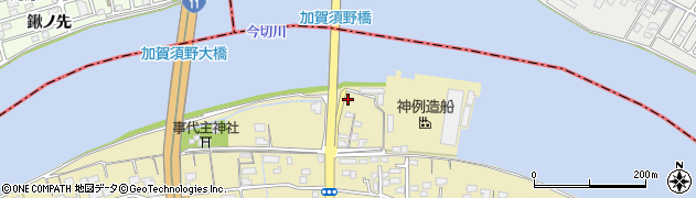 徳島県徳島市川内町加賀須野105周辺の地図