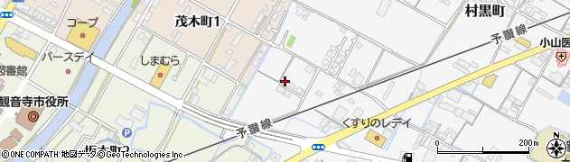 香川県観音寺市植田町1666周辺の地図
