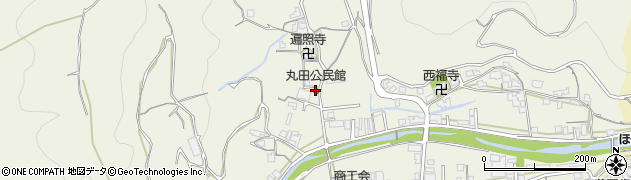 海南市立丸田地区公民館周辺の地図