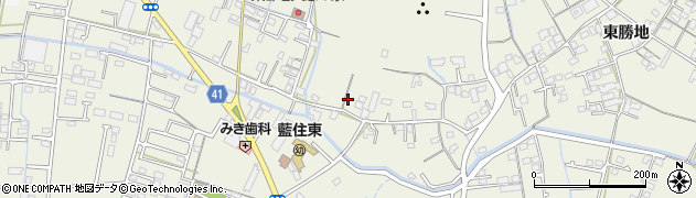 徳島県藍住町（板野郡）勝瑞周辺の地図