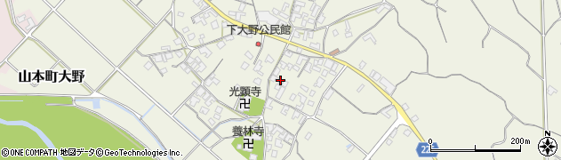 香川県三豊市山本町大野2527周辺の地図