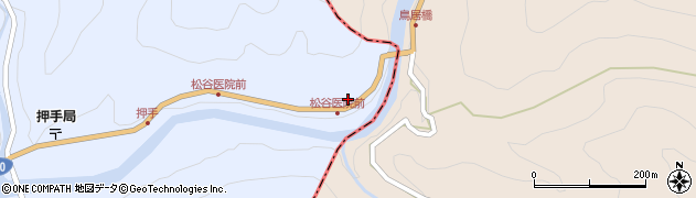 和歌山県有田郡有田川町押手672周辺の地図