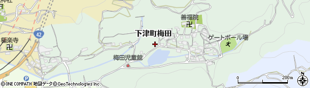 和歌山県海南市下津町梅田周辺の地図