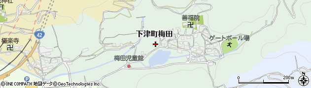 和歌山県海南市下津町梅田周辺の地図