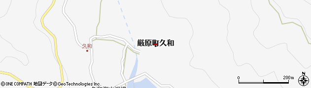 長崎県対馬市厳原町久和周辺の地図