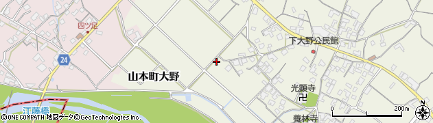 香川県三豊市山本町大野2345周辺の地図