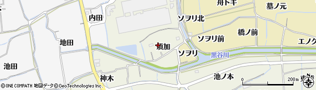徳島県板野郡板野町矢武須加周辺の地図