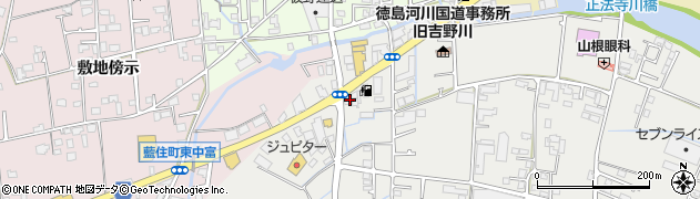 板野タイヤ興業所周辺の地図