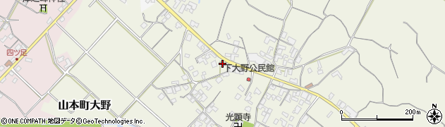 香川県三豊市山本町大野2426周辺の地図