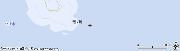 竜ノ崎周辺の地図