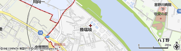 徳島県北島町（板野郡）高房（勝瑞境）周辺の地図
