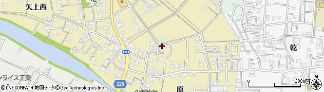 徳島県藍住町（板野郡）矢上（原）周辺の地図