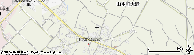 香川県三豊市山本町大野2146周辺の地図