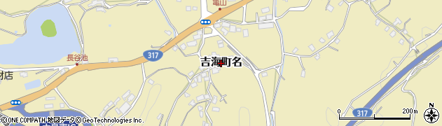 愛媛県今治市吉海町名周辺の地図