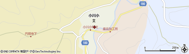紀美野町立　小川地区公民館周辺の地図