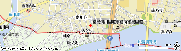 徳島県板野郡松茂町広島南川向56周辺の地図