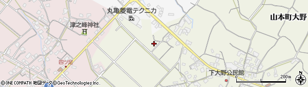 香川県三豊市山本町大野2226周辺の地図