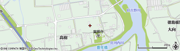 徳島県板野郡板野町大寺高樹周辺の地図
