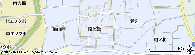 徳島県板野町（板野郡）古城（南屋敷）周辺の地図