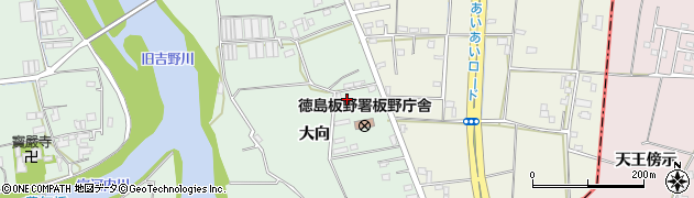 徳島県板野町（板野郡）大寺（大向）周辺の地図