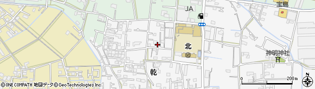 徳島県藍住町（板野郡）住吉（乾）周辺の地図