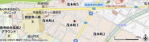香川県観音寺市茂木町周辺の地図
