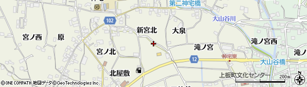 徳島県上板町（板野郡）神宅周辺の地図