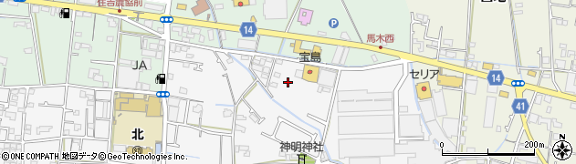 徳島県藍住町（板野郡）住吉（江端）周辺の地図