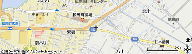 松茂郵便局 ＡＴＭ周辺の地図