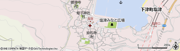 塩津郵便局周辺の地図