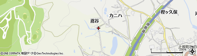 徳島県上板町（板野郡）引野（鳶谷）周辺の地図