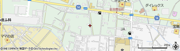 徳島県板野郡藍住町笠木中野44周辺の地図