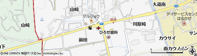 徳島県板野郡板野町羅漢前田35周辺の地図