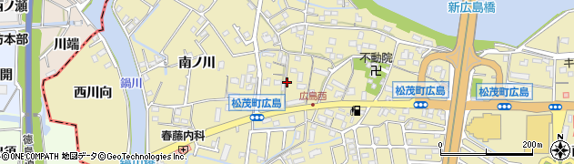 徳島県板野郡松茂町広島古屋敷周辺の地図